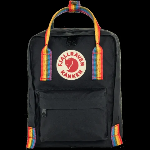 Batoh Fjällräven Kånken Rainbow Mini – Black-Rainbow
