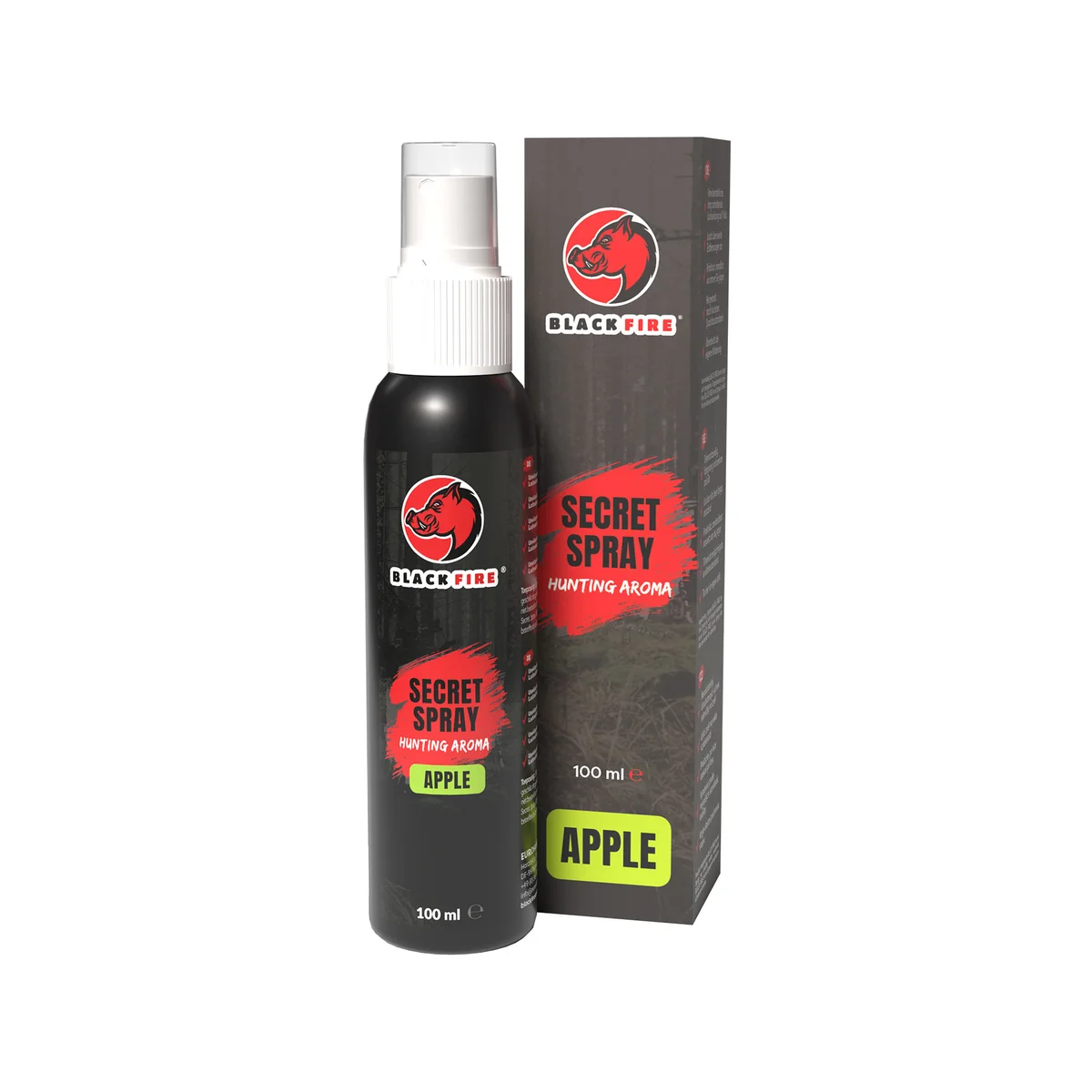 Vnadidlo ve spreji Black Fire s jablečným aroma - 100 ml