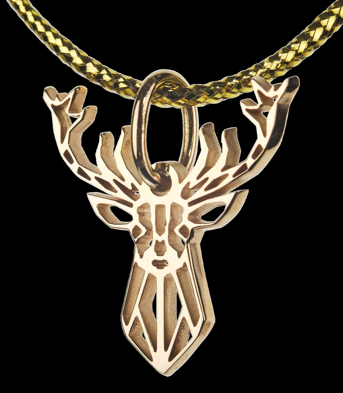 Zlatý přívěsek TETRAO jelen PS