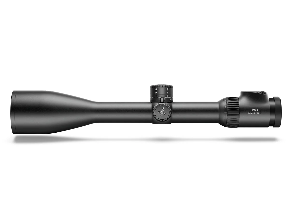 Puškohled Swarovski Z5i+ 5-25x56 P BT L 4A-I MRAD, s balistickou věžičkou, kroužky