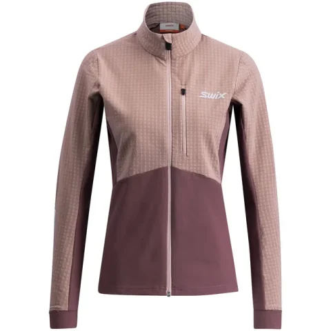 Dámská funkční mikina Swix Pace Hybrid Full Zip Midlayer W