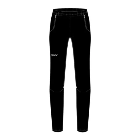 Juniorské běžkařské kalhoty Swix Infinity Hybrid Full Zip Pants Jr
