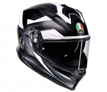 Integrální helma AGV K7 E2206 MPLK GLIMPSE MATT BLACK/WHITE