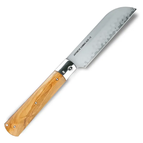 Zavírací nůž Dellinger Santoku Olive Guillotine