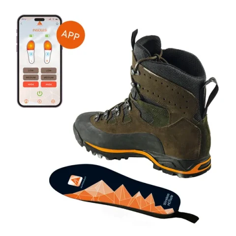Vyhřívané vložky do bot Alpenheat Wireless HotSole AH11 – ovládání přes aplikaci