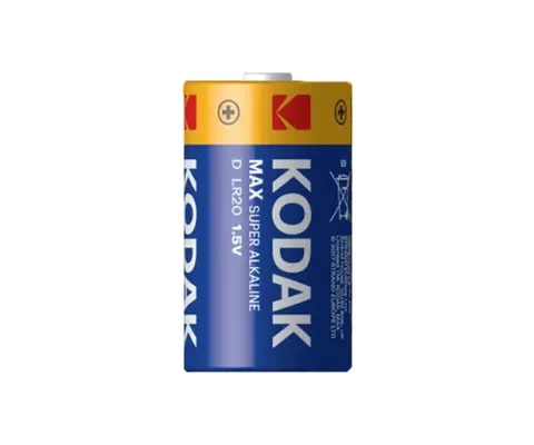 Baterie Kodak Max typ D – alkalická, 2 ks