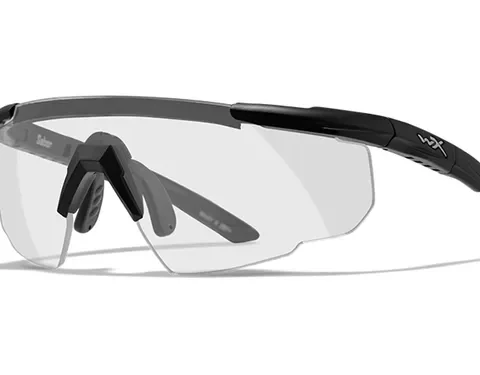 Sportovní brýle Wiley X 303 Saber Advanced, čirá skla, černý matný rám + pouzdro