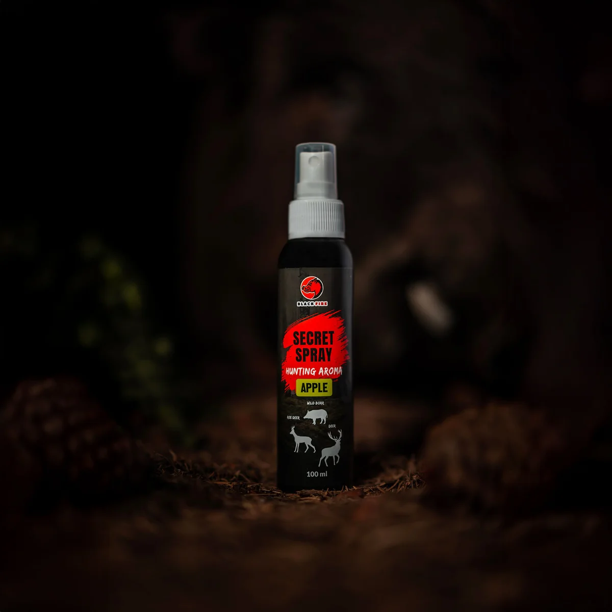 Vnadidlo ve spreji Black Fire s jablečným aroma - 100 ml — obrázek 2