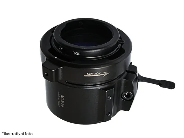 Rychloupínací objímka Rusan MAR-57 pro předsádky Hikmicro Thunder 2.0, 3.0 a ThermTec Hunt — obrázek 2