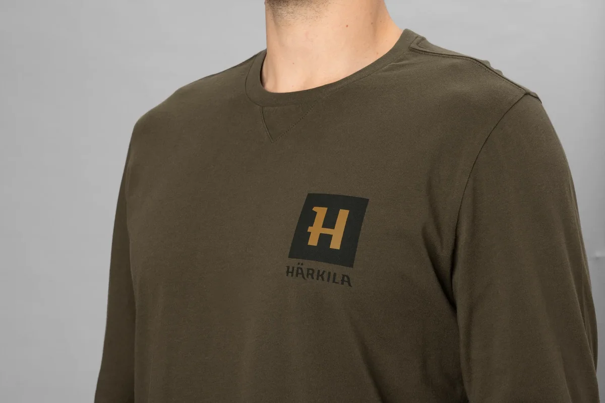 Pánské triko Härkila L/S Gorm Willow Green — obrázek 4