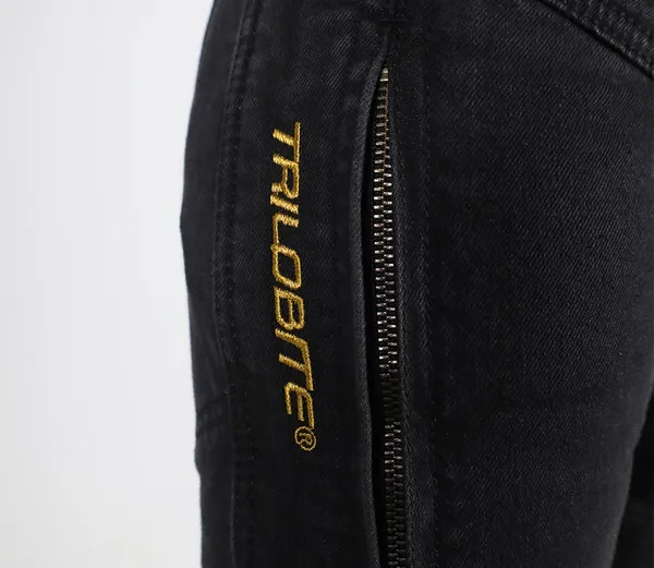 Pánské džíny na moto Trilobite Parado doublelayer AAA regular fit black level 2 — obrázek 9