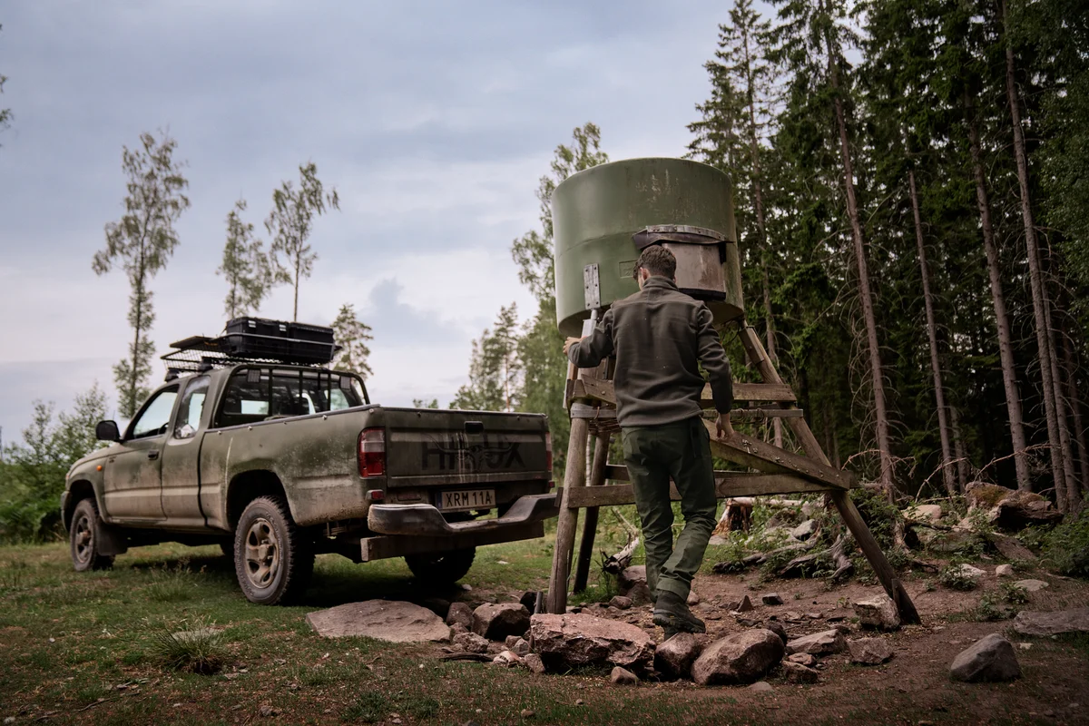 Pánská fleecová bunda Härkila Fjell Shadow Brown — obrázek 5