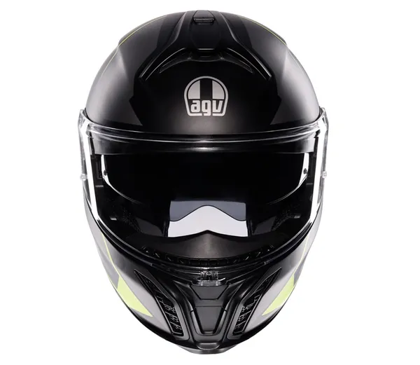Helma na moto AGV TOURMODULAR E2206 MULTI MPLK PERCEPTION BLACK/YEL — obrázek 5
