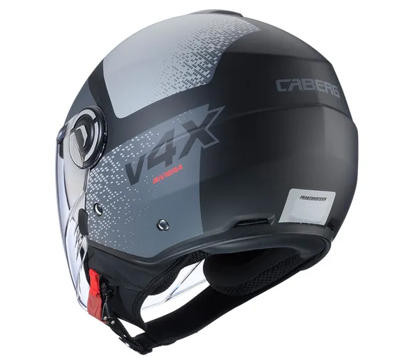 Otevřená helma Caberg Riviera V4X Alpha matt black/anthracite/grey — obrázek 5
