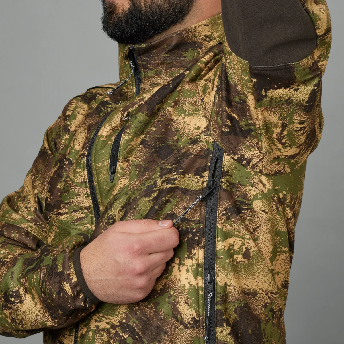 Fleecová bunda Härkila Deer Stalker Camo WSP AXIS MSP Forest — obrázek 6