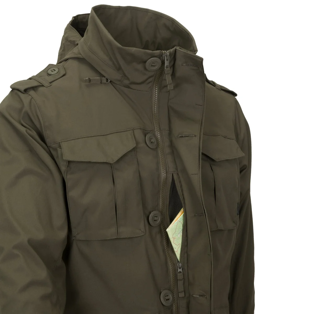 Bunda Helikon Tex Covert M65 Taiga Green — obrázek 7